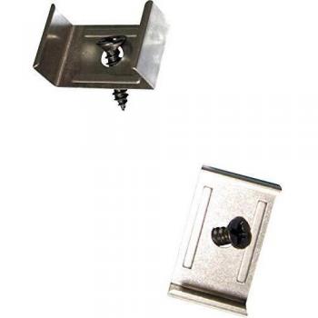 Barthelme Mounting Clips with Screws for Aluminum Profiles