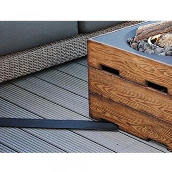 Clifton Schwellenprofil-Gasturbine mit Kamineinlage – Outdoor-Kamin