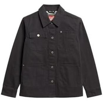 Superdry Femme Veste Chore brodée Noir Taille 38