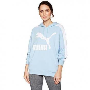 X‑Large PUMA Women’s T7 Cerulean Hoodie with Classic Logo