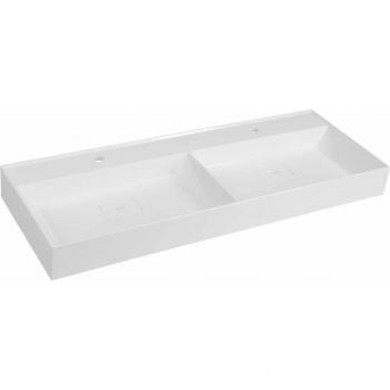 Sapho Godiva Lavabo Doppio 119x44 CM Bianco GU119