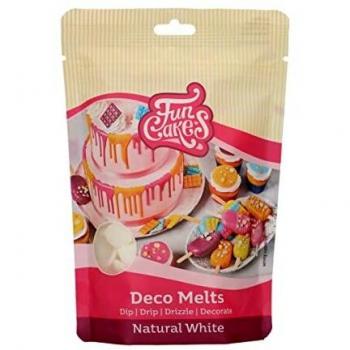 FUN CAKES Deco Melts Blanc Naturel sans E171 sans AZO 250 g