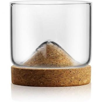 Berg Lrish Whisky‑Teller „Retro‑Brillen‑Design“ Holzfundament