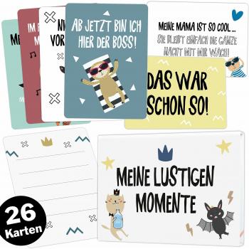 26 Babykarten für Junge & Mädchen