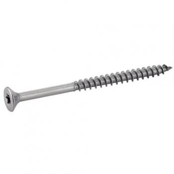 Vite inossidabile per pannelli incassati a sei lobi 5x80mm A4 filettatura parziale 100 pezzi