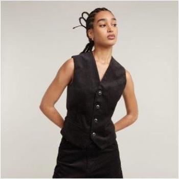 G-Star Holiday Chaleco Negro XS para Mujer – Estilo Casual, Algodón, Tirantes