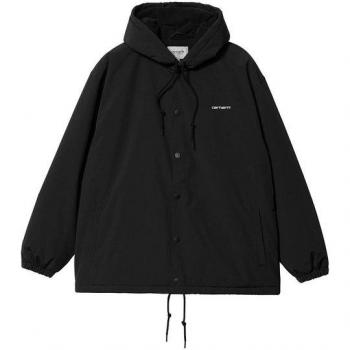 Coach Jacket Carhartt WIP, Cappuccio, Nera, L