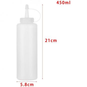 Bouteille de décoration pour gâteaux en plastique