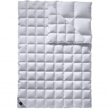Billerbeck NENA® Duett 4-Jahreszeitendecke – 155 × 220 cm, Gänsedaunenfüllung