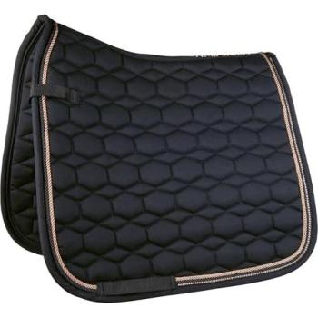 HKM Schabracke ROSEGOLD GLAMOUR schwarz / roségold DR
