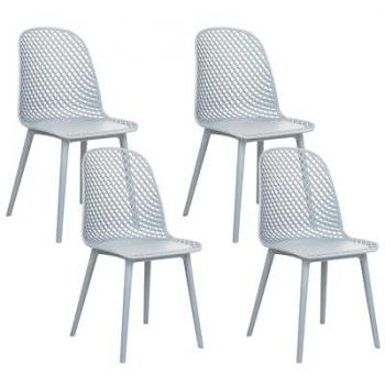 Minimalist Open Design Dining Chairs - Set of 4