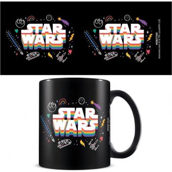 Tazza Disney Star Wars - Logo - Pride - Unisex - Nero