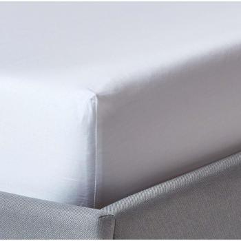 Premium White Organic Cotton Fitted Sheet - 400 Thread Count