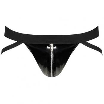 Black Level Jock XL – glänzender Lack mit Webgummi-Riemen