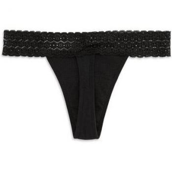 Mélange Platanos & Kiwis en Tanga Encajé Menta XL