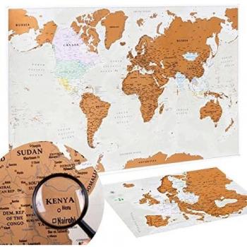 Scratch & Discover: Global Travel Poster (Europe Included)
