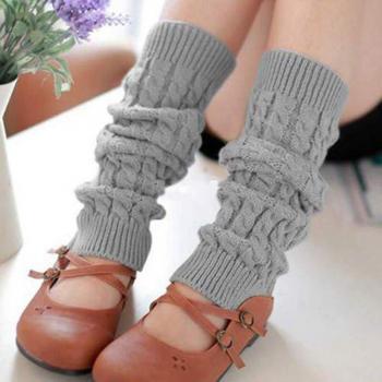 Stylish Lace Patchwork Over The Knee Leg Warmers for Women
