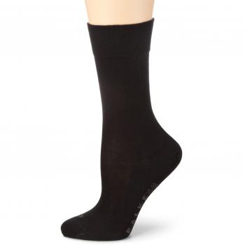 Falke KGaA Damen Baumwollsocken Schwarz