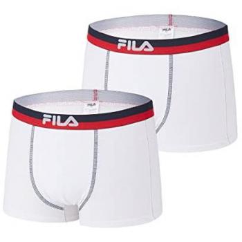 Boxer Uomo Fila Elastic Nos Bianchi (2 pezzi) - M