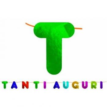 Party Kit Scritta Massimo Celebrare Tanti Auguri 6m