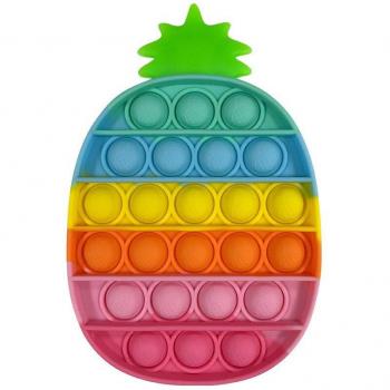 Fidget Toy arc-en-ciel ananas bulles