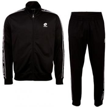 Freizeitanzug LOTTO Gr. M (48/50), schwarz (caviar), Herren, 100% Polyester