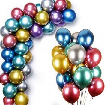 50 Pezzi Palloncini in Metallo per Matrimonio