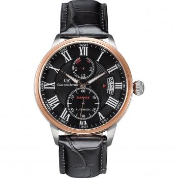 Carl von Zeyten CVZ0082BKS Münstertal Automatik Herrenuhr 46mm
