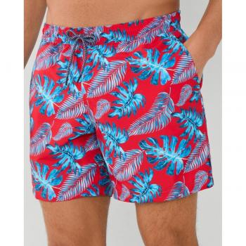 Bañador Leaf rojo - Hackett London