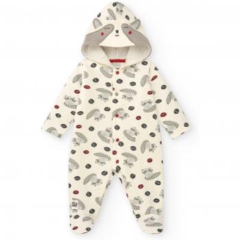 Mapache Bebé Capa Blanca