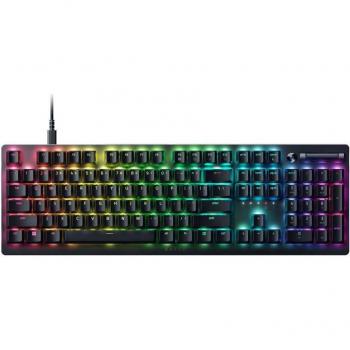 Razer DeathStalker V2 - Kabelgebundene Tastatur - QWERTY - Deutsch - Schwarz - Razer linearer optischer Switch rot