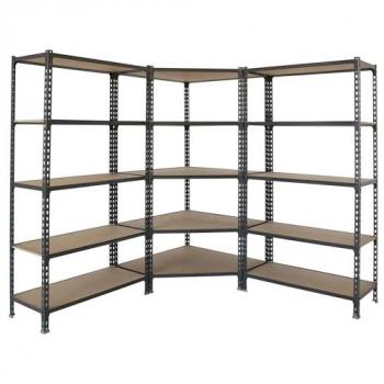 Simonrack Schwerlastregal MADERCLICK anthrazit 180 x 30 x 180 cm
