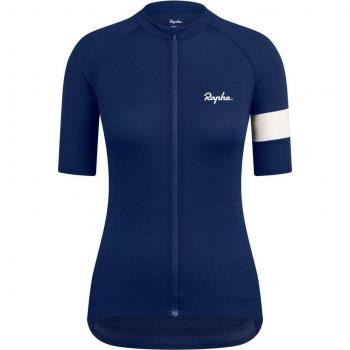 Maillot Rapha Core Ligero Manga Corta Azul Oscuro Mujer - L