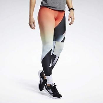 Reebok RC Lux Bold Texture Legging Femme Tangerine Intense