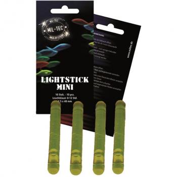 Mini bâton lumineux rouge et jaune – lot de 10