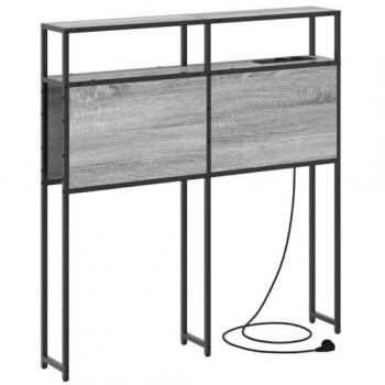 Matrice di archiviazione a ripiano grigio sonoma 75 cm laminato multiplo