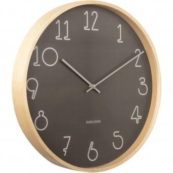 Karlsson Wanduhr Sencillo Dark Grey 40 cm