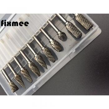 Tungsten Steel Rotary Files Set with 3mm Shank