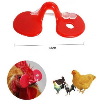 Gafas anti-picoteo para aves, 10 piezas, granja