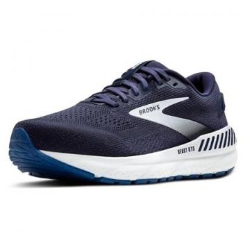 Brooks Men's Beast GTS 24 Sneaker, True Navy White Peacoat, 12 UK