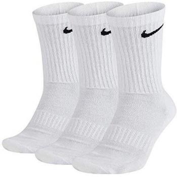 Nike 3 Pack Crew Small Unisex Socks White Size 2-5