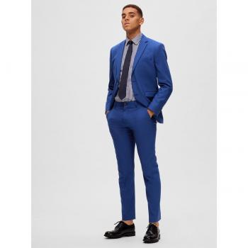 Pantaloni Eleganti Selected Neil Slim Fit Blue Depths 42