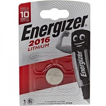 Bateria de Lítio CR2016 3V - 1 Unidade ENERGIZER