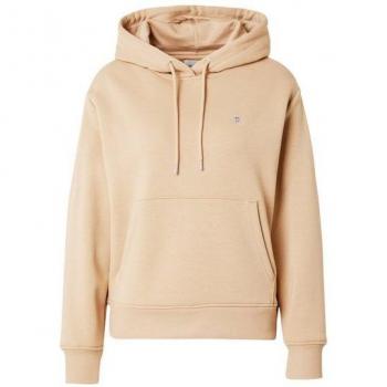 Camiseta Deportiva Shield Beige con Hoodie