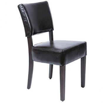Bolero Badezimmermatten Chunky Kunstleder Bürostuhl 940 mm dunkelbraun
