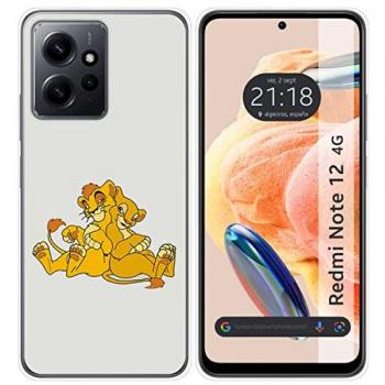 Funda Silicona TPU Xiaomi Redmi Note 12 4G Leones