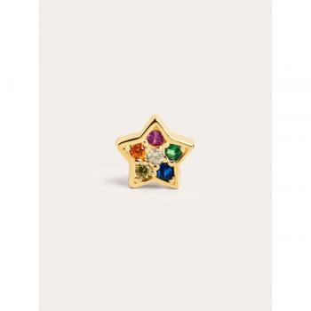 Joyas Estrella de Plata con Circonitas de Colores