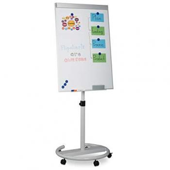 Lavagna Magnetica Mobile Regolabile con Ruote - Relaxdays