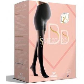 Collant maternité transparent classe 2 taille 3 normal noir irrésistible smartleg bb