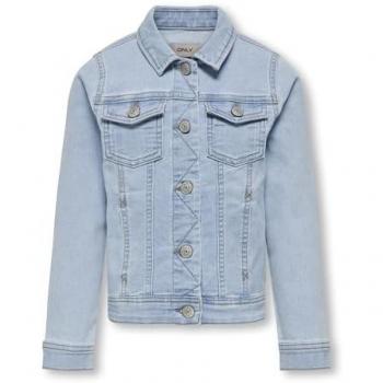 Giacca Jeans Azzurra per Ragazze Kids ONLY Konsara NOOS - Taglie 140-164